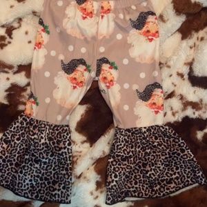 12-18 month Christmas bell bottoms